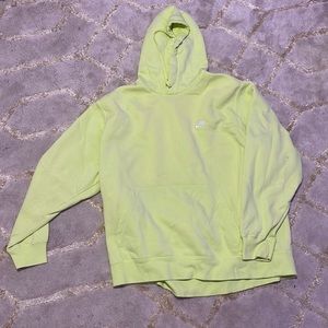 Neon oversized Nike hoodie